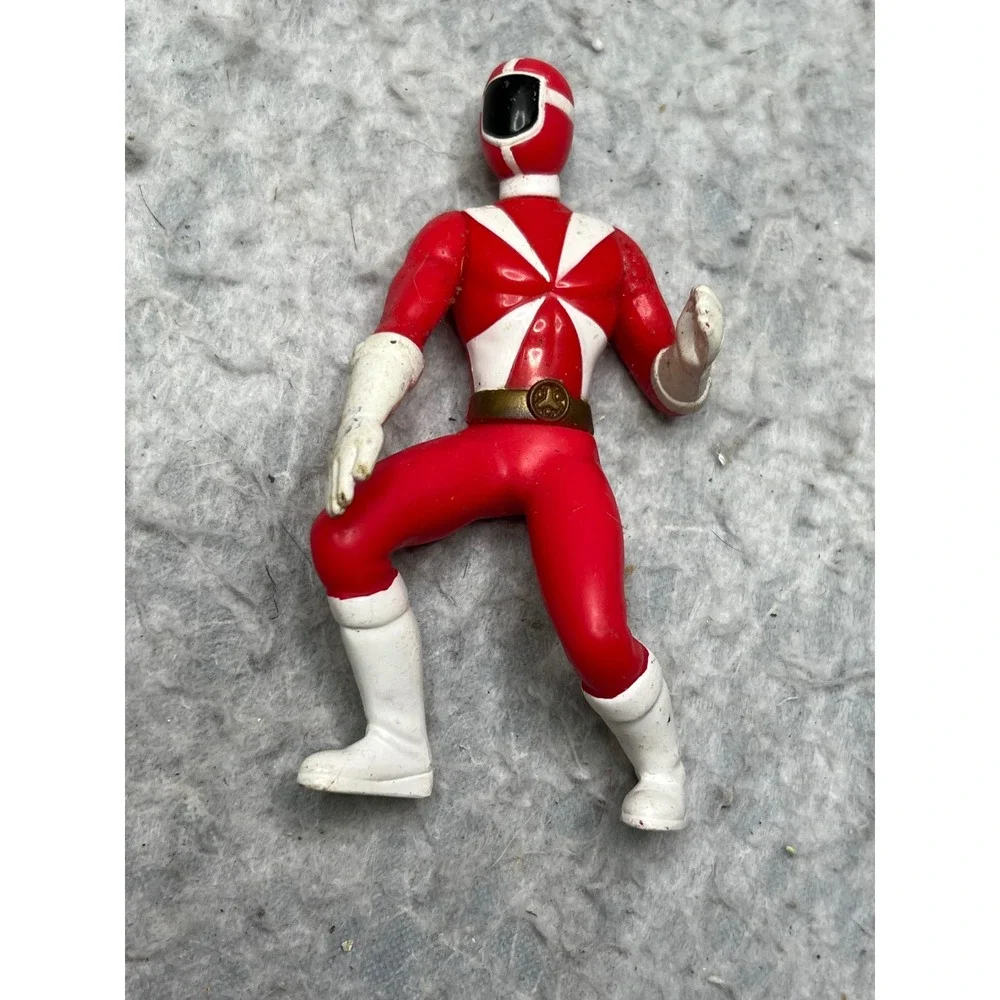 Vintage 2000 Power Ranger Lightspeed Rescue Red Ranger McDonalds Toy Figure 3.5